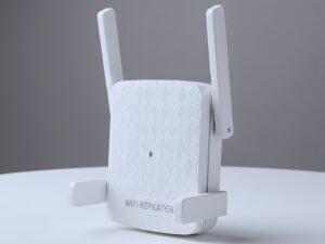 1200M WiFi Extender, Dual Band 5G/2.4GHz, 360° with 4 Antennas Full Coverage WiFi Signal Enhancer, Wireless WiFi Signal Amplifier (Unable to Recognize passwords with Special Characters)