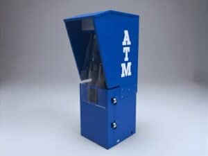 Heavy-Duty Outdoor ATM Enclosure with Sloped Top Design / Free Shipping / Buy Now Pay Later available